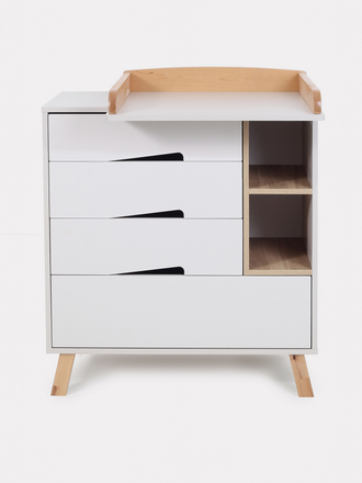 Комод пеленальный Rant Lago Pro 800/4 Crystal beige