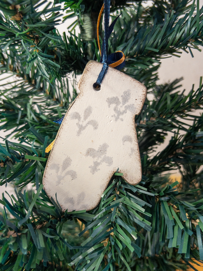 Набор елочных игрушек из гипса "Винтаж"