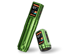 Беспроводная тату машинка BRONC V80 Strokes 2.0 - 4.2mm X 2Power Green