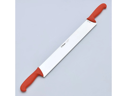 Нож (2140-3007) для сыра двуручный, жёсткий 400/3 мм (красный)