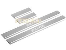 Накладки порогов RIVAL (4 шт.) Hyundai Bayon 2021-