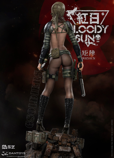 Коллекционная статуя 1/6 scale Statue Series Collab Artist Juzhen Illustration Bloody Sun – Dum 1:6 statue (CS031) - DAMTOYS x ARTPAGE