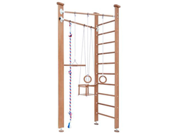 Шведская стенка Emilia - канат, качели