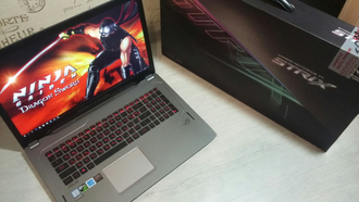 ASUS ROG STRIX TITANIUM GOLD GL702VM-BA323T (17.3 FHD IPS 120Гц i7-7700HQ GTX1060(6Gb) 16ГБ 1TБ + 256SSD)