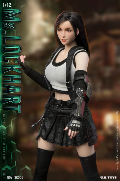 Тифа Локхарт (Final Fantasy VII Remake) - КОЛЛЕКЦИОННАЯ ФИГУРКА 1/12 Fantasy Female Warrior (SK005) - SHARKTOYS