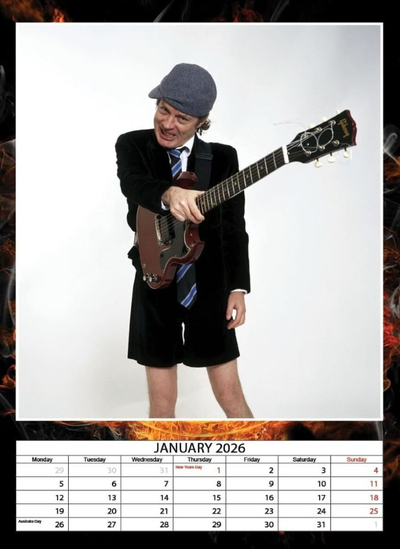 AC/DC Календарь 2026