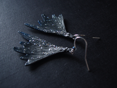 Волшебные серьги "Крылышки Феи Фантазий"