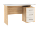 Стол компьютерный 1200 Лайт-2 дуб сонома/белый