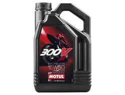 Масло моторное для 4-x тактных двигателей Motul 15W50 300V 4T FL ROAD RACING ROAD RACING - 4 Л (104129)