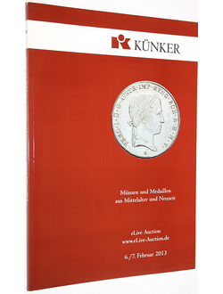 Kunker. eLive Auction. 6-7 February 2013. Osnabruk, 2013.