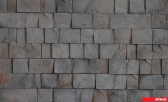 Камень "ИРЛАНДСКИЙ", бетон, цв.Серый, уп.1м2 (35,5кг)(20уп)