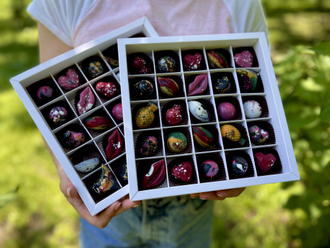 Корпусные конфеты из бельгийского шоколада 25 конфет