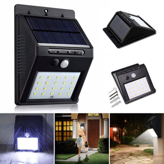 Светодиодный Фонарь 20 Led solar powered led wall light оптом