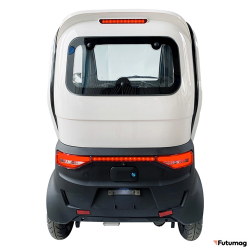 Трицикл GreenCamel Шторм (60V 2200W) кабина, понижающая белый