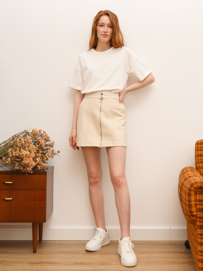 ЖЕНСКАЯ ФУТБОЛКА СВЕТЛАЯ "ВОЗДУШНАЯ"