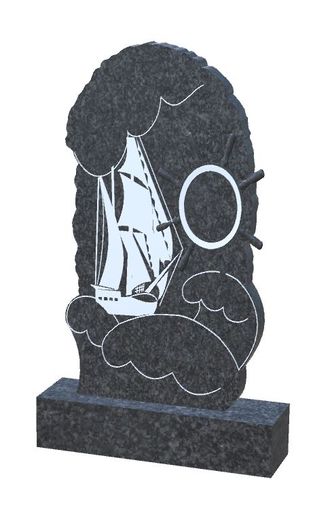 Памятник мужчине моряку