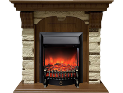 Электрокамин Дублин NT M1 с очагом Fobos