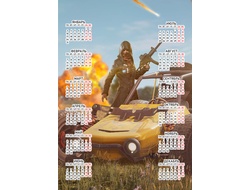 Календарь настенный PlayerUnknown’s Battlegrounds, PUBG, ПУБГ №19