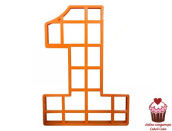 Вырубка для торта Цифра 1