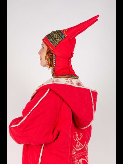 Кичка рогатая с позатыльней - по Рязанскому образцу