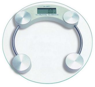 Весы напольные круглые (стекло)