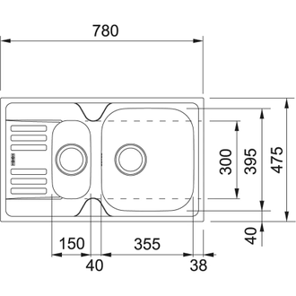 Мойка Franke Euroform EFN 651-78