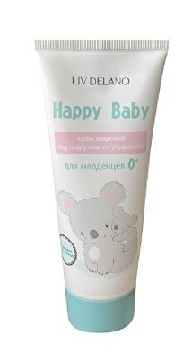 LIV DELANO Happy Baby Крем защитный под подгузник от опрелостей для младенцев 0+ 75г