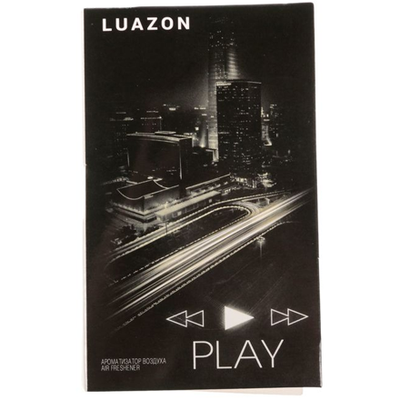 Автоароматизатор подвесной в бутылке в открытке "Luazon Play", парфюм