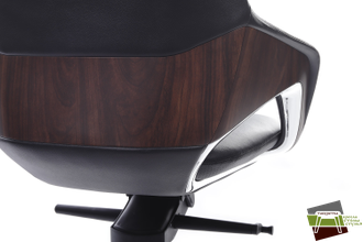 Кресло Aura FK005-A Чёрный (А8) натуральная кожа 68*68*122-128