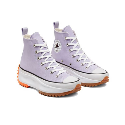 Кеды Converse Run Star Hike сиреневые высокие на платформе