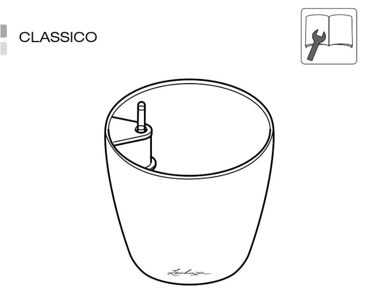 Инструкция по сборке кашпо Lechuza Classico без технического горшка