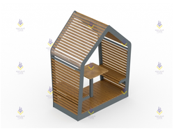 1323 Беседка для двоих