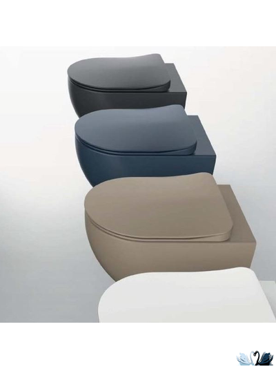 Унитаз CREAVIT FREE Set Cappucino FE320-11CM00E-0000 c инсталляцией - комплект с сиденьем микролифт, клавишей DROP Cappucino (FE320.F0100 + GR5003.01 + GP2002.06 + KC0903.01.0800E)