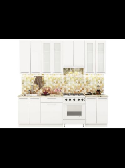 София Белый глянец модульная кухня