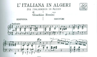 Rossini. L'italiana in Algeri Klavierauszug (dt/it)