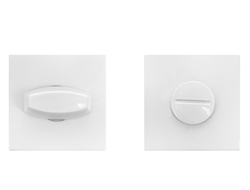 Сантехническая завертка к ручкам АЛЛЮР АРТ BK-S2 W(61110) мат белый [59027]