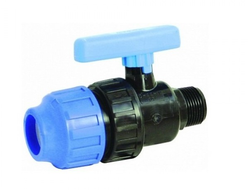 Кран шаровый ПНД 32*1" НР[32195]