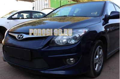 Защита радиатора Hyundai i30 2010-2012 black