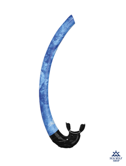 Трубка для дайвинга C4 Carbon MISTRAL ocean camo гибкая (силикон) !promo