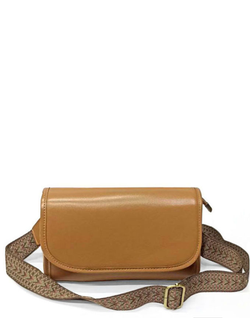 (АРТИКУЛ: 10025/52) СУМКА ЖЕНСКАЯ, НЕБОЛЬШАЯ, НАТУРАЛЬНАЯ ГЛАДКАЯ КОЖА, РЫЖАЯ, С ДВУМЯ ПЛЕЧЕВЫМИ РЕМНЯМИ