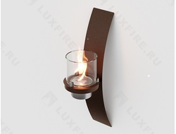 Настенный биокамин Lux Fire "Олимпус D" (коричневый)