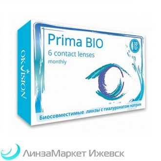 Месячные контактные линзы PrimaBio (6 линз) в ЛинзаМаркет Ижевск