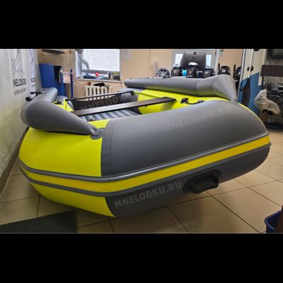 Моторная лодка Таймень NX 3800 НДНД PRO MAX фальшборт желтый/графит