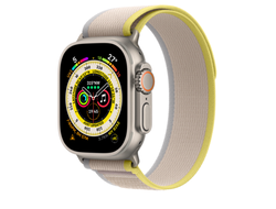 ЧАСЫ APPLE WATCH ULTRA 49MM TITANIUM, YELLOW/BEIGE TRAIL LOOP M/L