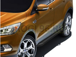 Пороги на Ford Kuga (2012-2016) Black Optima