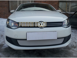 Защита радиатора Volkswagen Polo седан 2010-2014 chrome