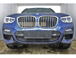 Защита радиатора BMW X3 III (G01) (xDrive AT / xDrive AT M Sport) 2017- black низ PREMIUM