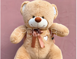 Большой плюшевый медведь 160 см кремовый Феликс