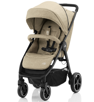 Коляска прогулочная и автокресло Britax Roemer B-Agile M Linen Beige