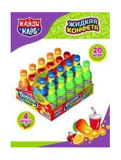 Жидкая конфета "Газировка XXL" ассорти 60мл*20шт*12 блоков